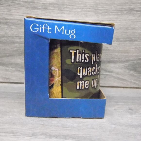 Leanin Tree Mug Gift This Place Quacks Me Up Duck Baby Costume Coffee Cup - Picture 11 of 12